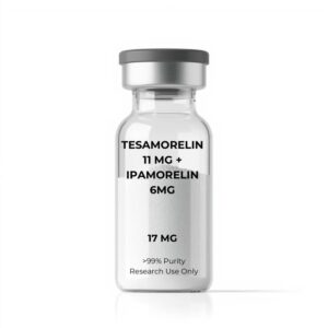 Tesamorelin 11mg + Ipamorelin 6mg Blend 17mg | 20-Vial Kit | GHRH + GHRp Dual-Action Blend