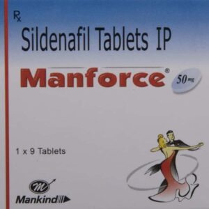 Manforce 50mg Tablets | 108-Count | SILDENAFIL