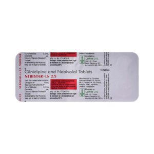 Nebistar 2.5mg Tablets | 105-Count | NEBIVOLOL