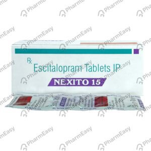 Nexito 15mg Tablets | 100-Count | ESCITALOPRAM