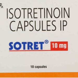 Sotret 10mg Tablets | 100-Count | ISOTRETINOIN