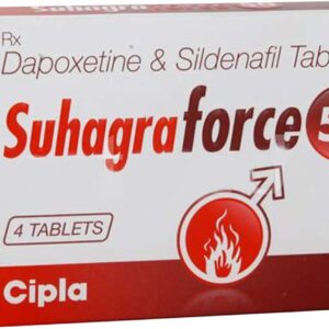 Suhagra Force 50mg Tablets | 100-Count | SILDENAFIL