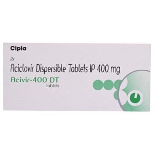 Acivir Dt 400mg Tablets | 100-Count | ACYCLOVIR
