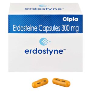 Erdostyne 300mg Tablets | 100-Count | ERDOSTEINE