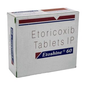 Etoshine 60mg Tablets | 100-Count | ETORICOXIB