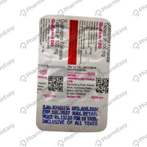 Qutan 100mg Tablets | 100-Count | QUETIAPINE