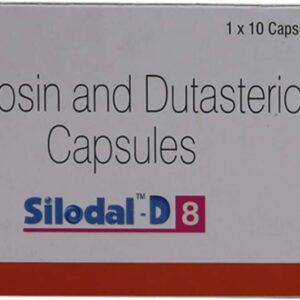 Silodal D 8mg Cap Tablets | 100-Count | SILODOSIN