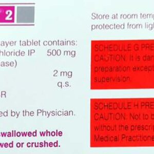 Gemer 2mg Tablets | 105-Count | GLIMEPIRIDE / METFORMIN