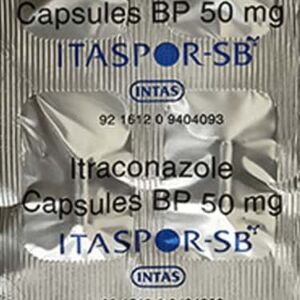 Itaspor Sb 50mg Tablets | 100-Count | ITRACONAZOLE