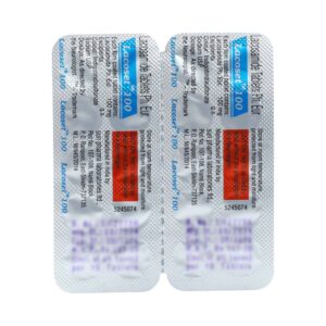 Lacoset 100mg Tablets | 100-Count | LACOSAMIDE