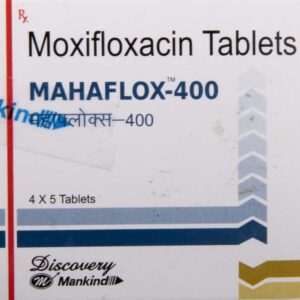Mahaflox 400mg Tablets | 100-Count | MOXIFLOXACIN
