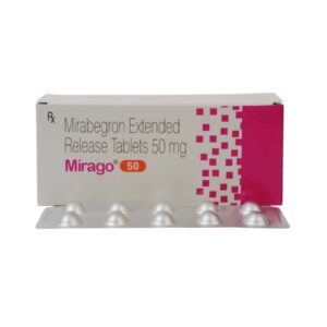 Mirago 50mg Tablets | 100-Count | MIRABEGRON