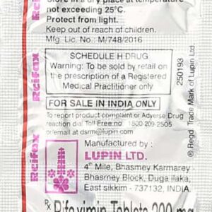 Rcifax 200mg Tablets | 100-Count | RIFAXIMIN