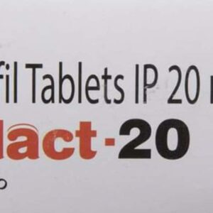 Tadact 20mg Tablets | 100-Count | TADALAFIL