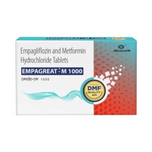 Empagreat -M 1000mg Tablets | 100-Count | EMPAGLIFLOZIN