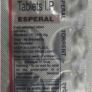 Esperal 250mg Tablets | 100-Count | DISULFIRAM