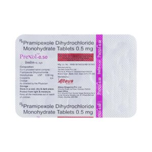 Pramixole 0.50mg Tablets | 100-Count | PRAMIPEXOLE