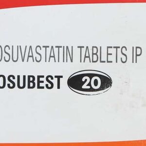 Rosubest 20mg Tablets | 100-Count | ROSUVASTATIN