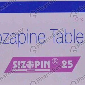Sizopin 25mg Tablets | 100-Count | CLOZAPINE