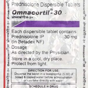 Omnacortil 30mg Tablets | 100-Count | PREDNISOLONE