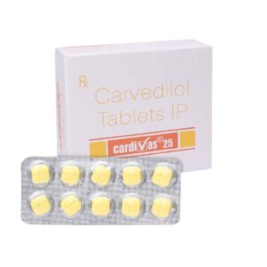 Cardivas 25mg Tablets | 100-Count | CARVEDILOL