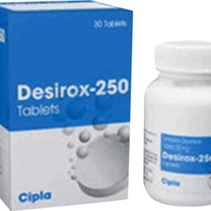 Desirox 250mg Tablets | 120-Count | DEFERASIROX