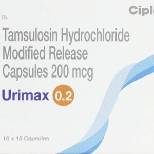 Urimax 0.2mg Tablets | 105-Count | TAMSULOSIN