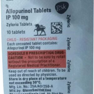 Zyloric 300mg Tablets | 100-Count | ALLOPURINOL
