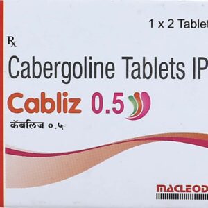 Cabliz 0.50mg Tablets | 100-Count | CABERGOLINE