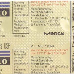 Concor 10mg Tablets | 100-Count | BISOPROLOL