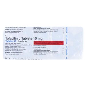 Tofadoz 10mg Tablets | 100-Count | TOFACITINIB