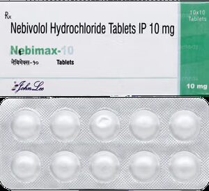 Nebimax 10mg Tablets | 100-Count | NEBIVOLOL