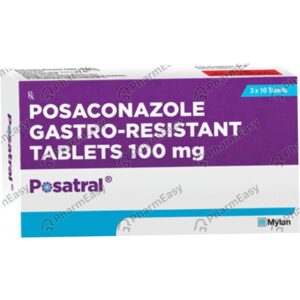 Posatral 100mg Tablets | 100-Count | POSACONAZOLE