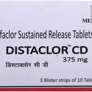 Distaclor CD 375mg Tablets | 100-Count | CEFACLOR