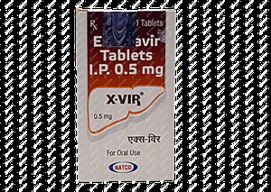 X-Vir 0.5mg Tablets | 120-Count | ENTECAVIR
