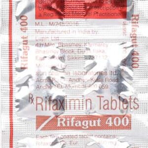Rifagut 400mg Tablets | 100-Count | RIFAXIMIN