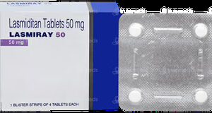 Lasmiray 50mg Tablets | 100-Count | LASMIDITAN