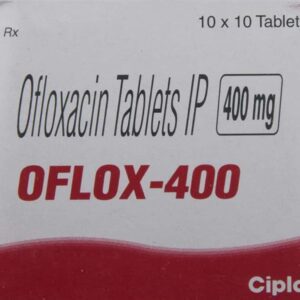 Oflox 400mg Tablets | 100-Count | OFLOXACIN