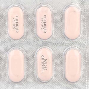 Phexin Bd 750mg Tablets | 100-Count | CEPHALEXIN