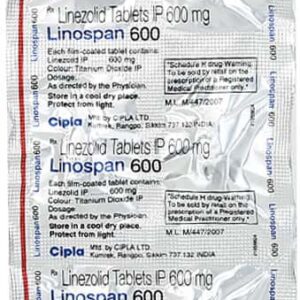 Linospan 600mg Tablets | 100-Count | LINEZOLID