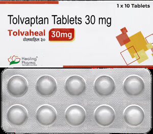 Tolvaheal 30mg Tablets | 100-Count | TOLVAPTAN