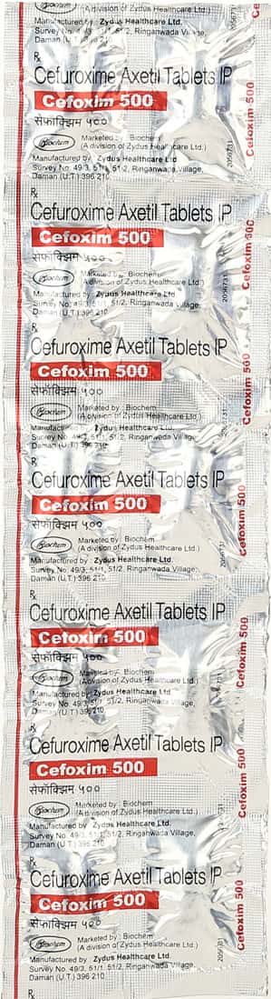 Cefoxim 500mg Tablets | 100-Count | CEFUROXIME