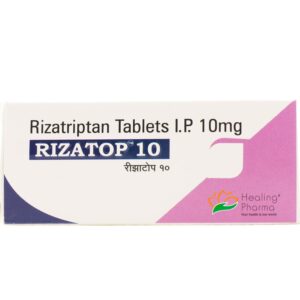 Rizatop 10mg Tablets | 100-Count | RIZATRIPTAN