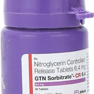 Gtn Sorbitrate CR 6.4mg Tablets | 120-Count | NITROGLYCERIN