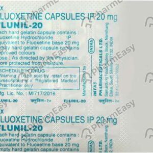 Flunil 20mg Tablets | 100-Count | FLUOXETINE
