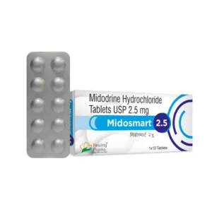 Midosmart 2.5mg Tablets | 100-Count | MIDODRINE