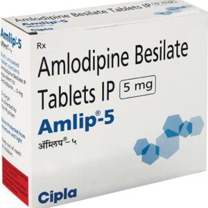 Amlip 5mg Tablets | 100-Count | AMLODIPINE