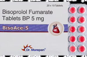 Bisoace 5mg Tablets | 100-Count | BISOPROLOL