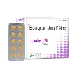Lexaheal 20mg Tablets | 100-Count | ESCITALOPRAM