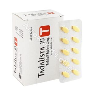 Tadalista 10mg Tablets | 100-Count | TADALAFIL
